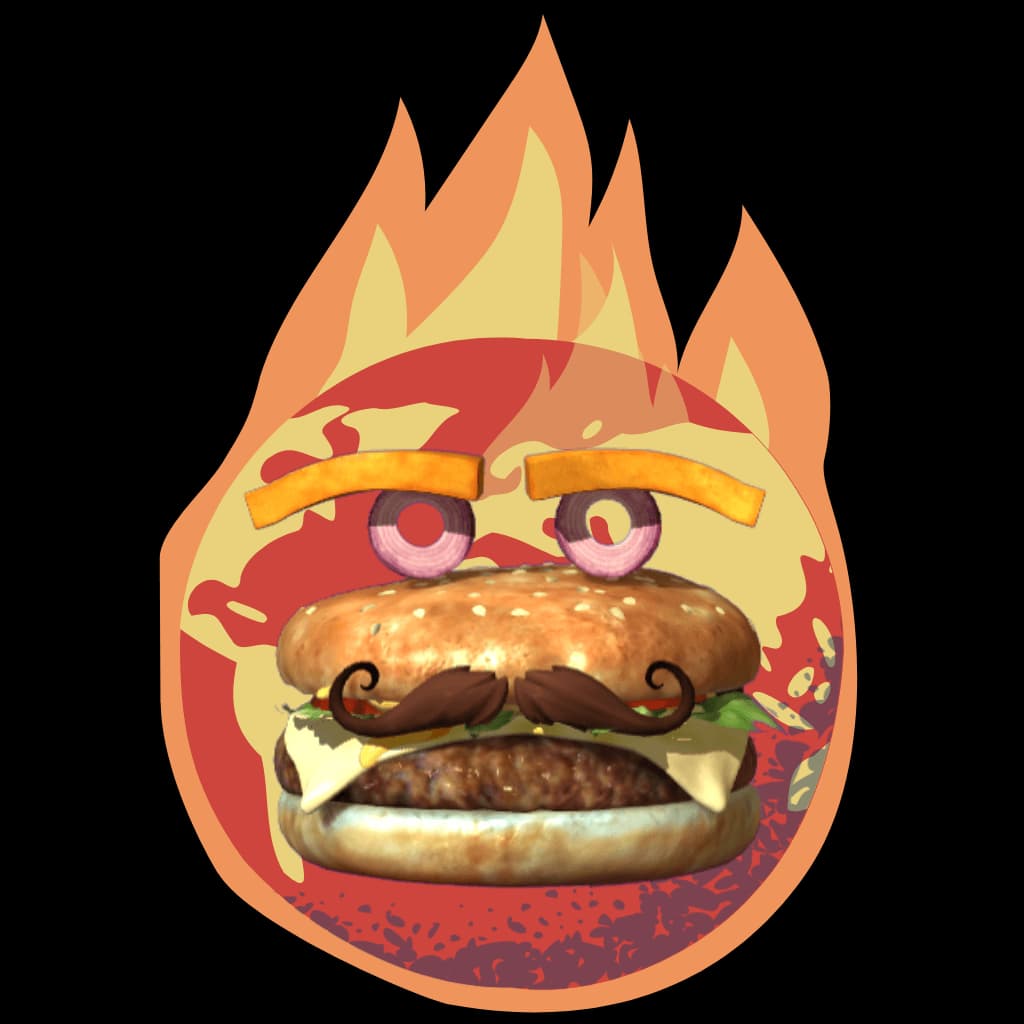 Tommy mascot art: Tommyburntheworld