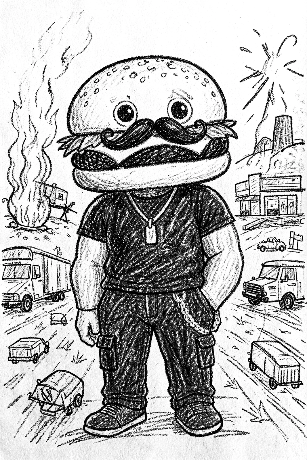 Volume One cover for Tommy The Hamburger: Life Stories