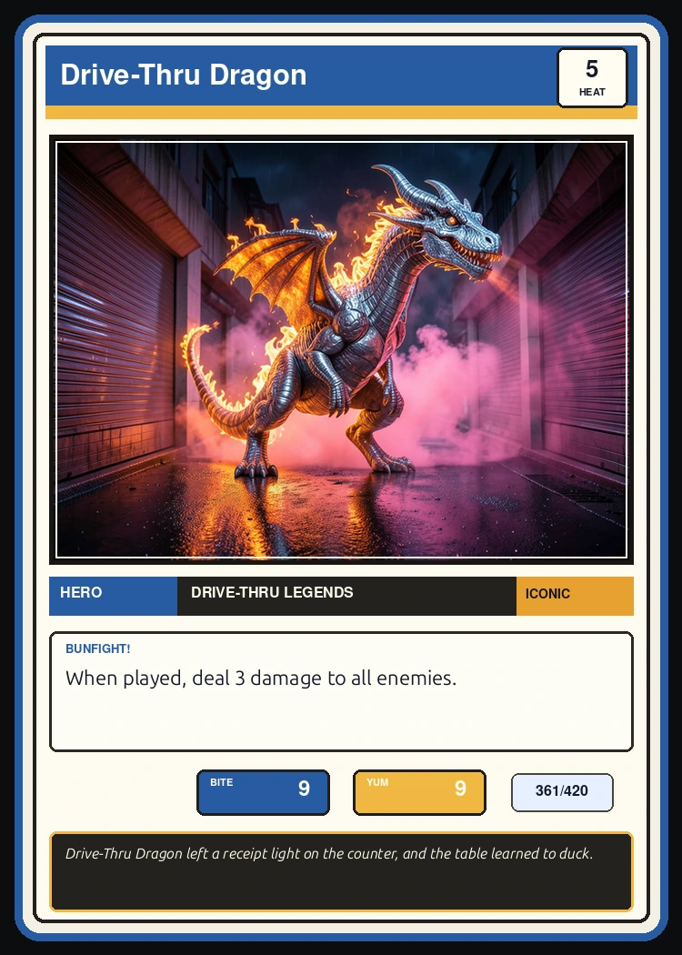 Drive-Thru Dragon card preview