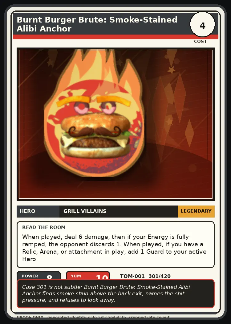 Burnt Burger Brute card preview