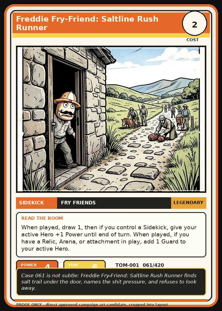 Freddie Fry-Friend card preview