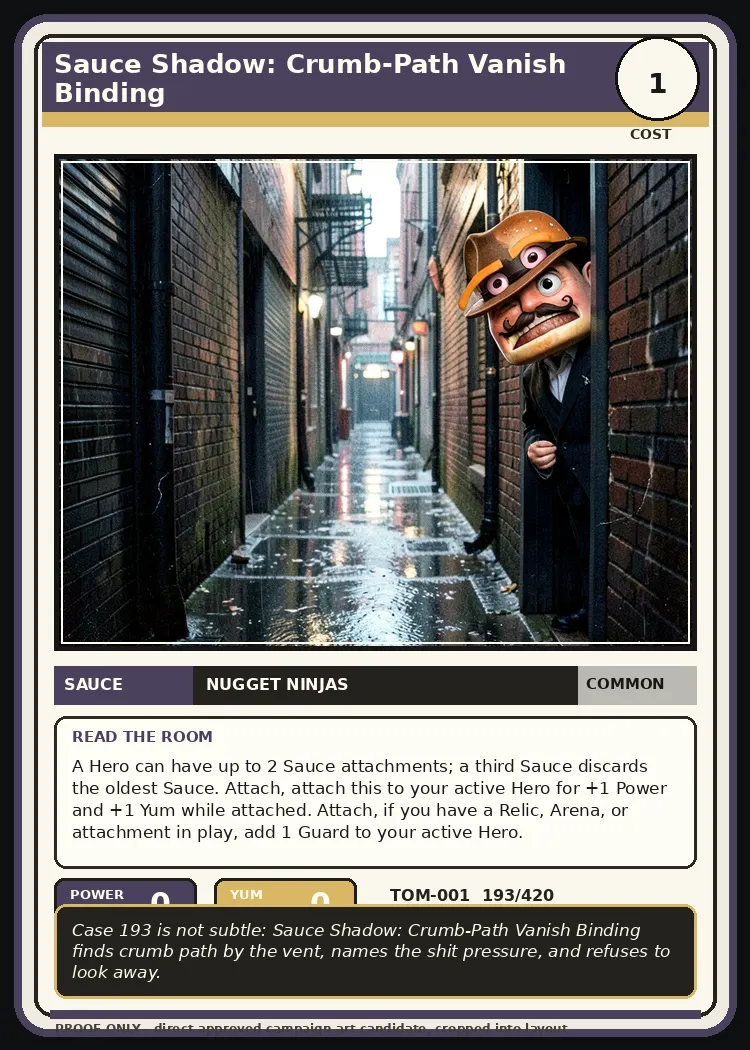 Sauce Shadow card preview